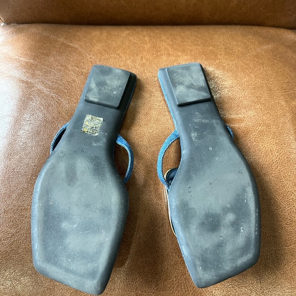 Jeffrey Campbell Denim and Gold Sandal - Picture 3 of 3